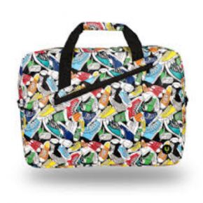 Maletin para portatil NGS estampado zapatillas 